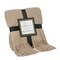 Decorative Throw Blanket - 50x60in Soft Knit with Delightful Fringe Edges for a Sophisticated and Cozy Touch to Your Living Space Lightweight, Breathable, Easy Care, Versatile, All-Season, Ideal for Lounging, Gifting